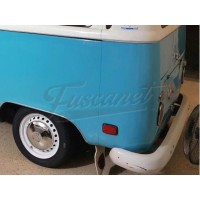 Acrílico laranja preto para base sinaleira lateral Kombi 