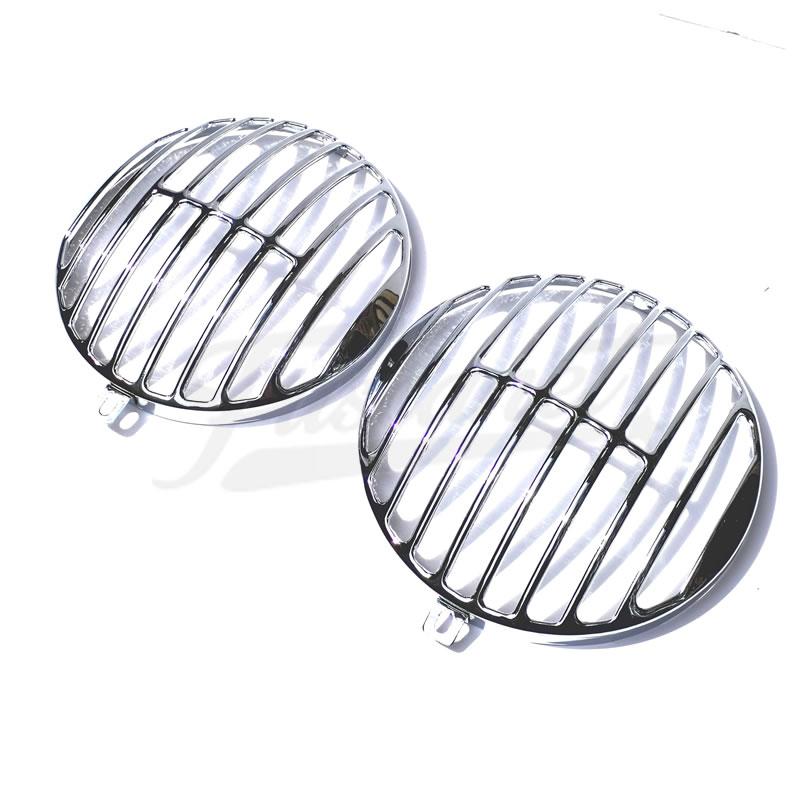 Grades farol tipo 356 para farol plano moderno Fusca etc Grades farol tipo 356 para farol plano moderno Fusca etc