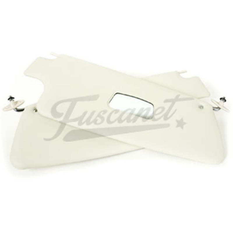 Quebra-sol branco premium fusca moderno