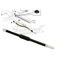 Tubo flexivel do cabo de embreagem Fusca 1200 - 1600 é Kombi