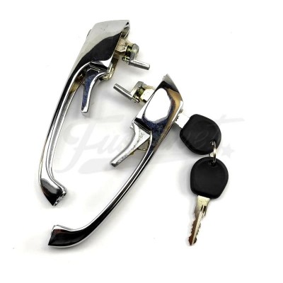 Kit Maçaneta Cromada Porta VW Kombi Clipper