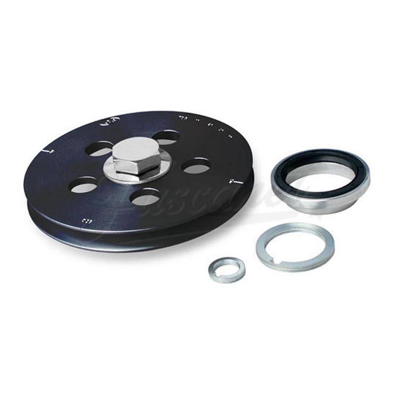 Polia virabrequim CB Performance 146mm c/ retentor VW Fusca AR Preta