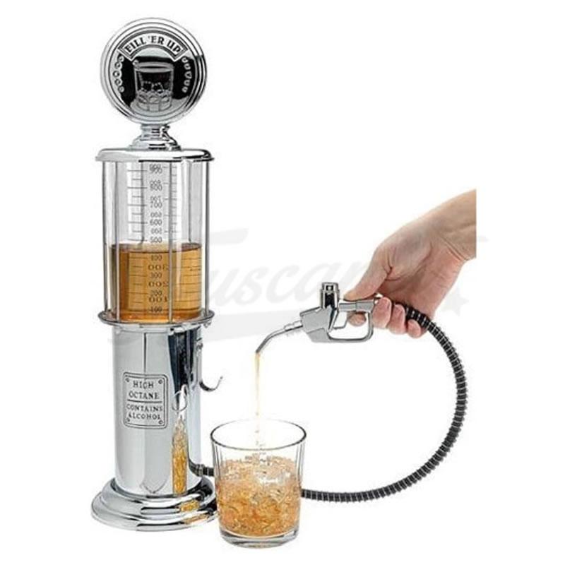 Dispenser de Bebidas Estilo Bomba de Combustível Vintage