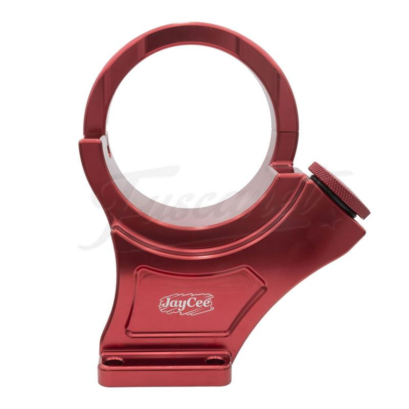 Base Suporte Cavalete Alternador JayCee Alumínio Billet Vermelho