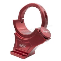 Base Suporte Cavalete Alternador JayCee Alumínio Billet Vermelho