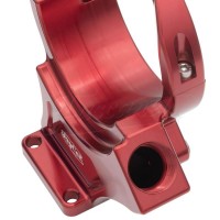 Base Suporte Cavalete Alternador JayCee Alumínio Billet Vermelho